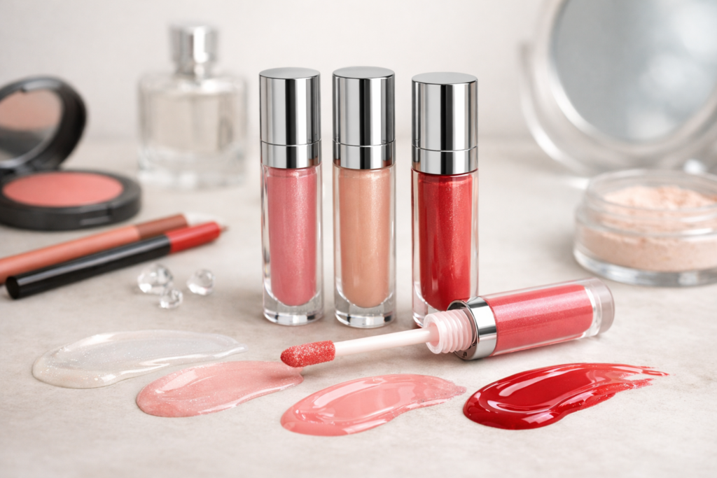 Kolorowe błyszczyki KIKO Milano 3D Hydra Lipgloss w odcieniach nude, różu, koralu i czerwieni