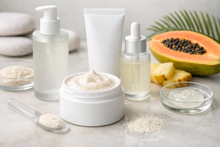 Peeling enzymatyczny do twarzy – ranking produktów według składu, działania i potrzeb skóry